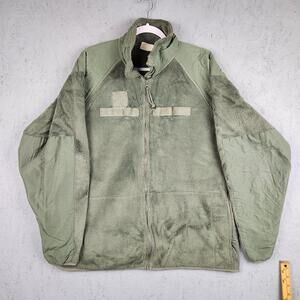 Gen III Cold Weather Fleece Jacket Mens Large Long Foliage Green Peckham Deep